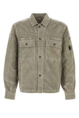 C. P. Company Khaki Stretch Corduroy Shirt - C.P. Company - Modalova