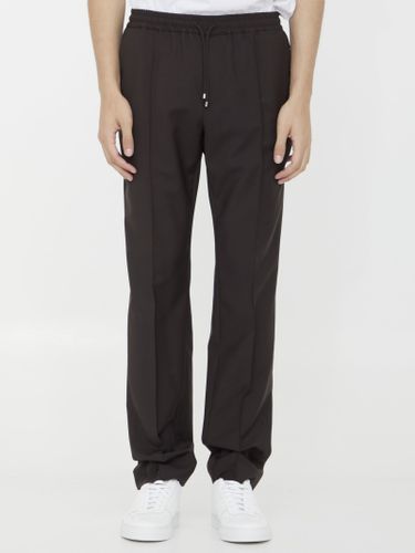 Brown Wool Joggers - Valentino Garavani - Modalova