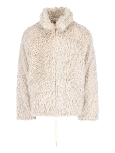 Marni Faux Shearling Hooded Jacket - Marni - Modalova