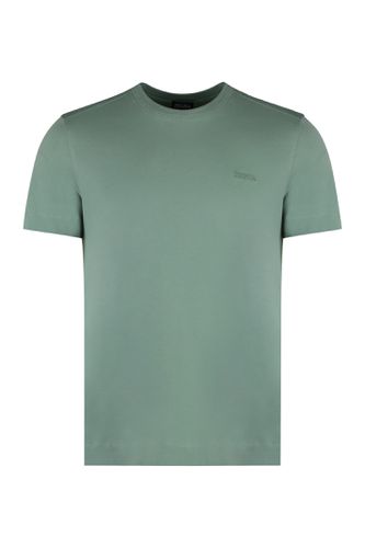 Zegna Cotton Crew-neck T-shirt - Zegna - Modalova