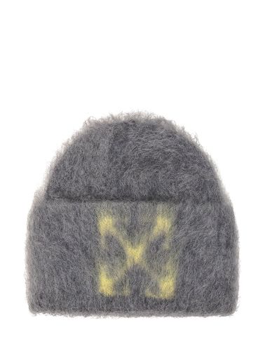 Off-White Beanie With Logo - Off-White - Modalova