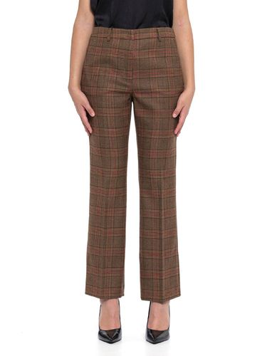 Prince Of Wales Patterned Cropped Trousers - Weekend Max Mara - Modalova