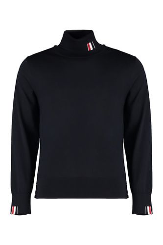 Virgin Wool Turtleneck Sweater - Thom Browne - Modalova