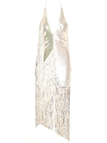 Sequin Embellished Fringed Midi Dress - Rotate by Birger Christensen - Modalova