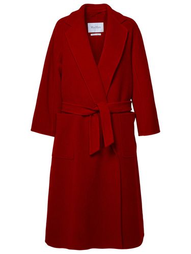 Max Mara Red Cashmere Coat - Max Mara - Modalova