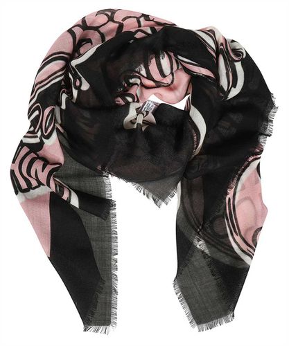 Moschino Wool And Silk Scarf - Moschino - Modalova