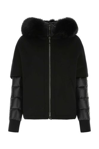 Black Polyester Pegaso Down Jacket - Moorer - Modalova