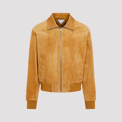 Bottega Veneta Suede Bomber Jacket - Bottega Veneta - Modalova