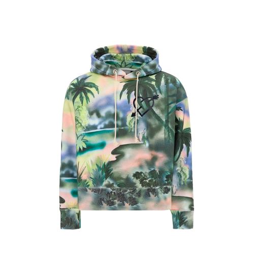 Cotton Hooded Sweatshirt - Palm Angels - Modalova