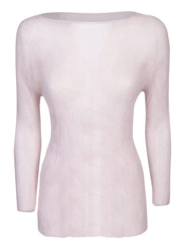 Issey Miyake Twist Pink Top - Issey Miyake - Modalova