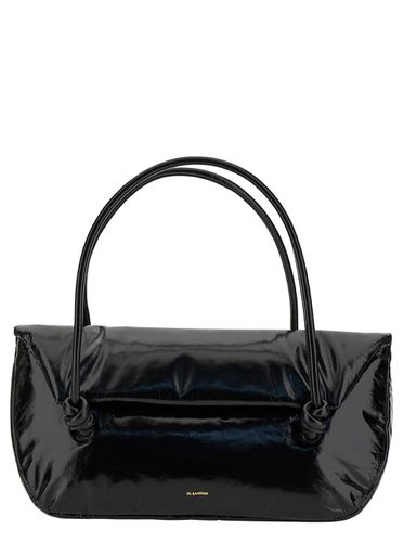 Handbag With Embossed Logo In Leather Woman - Jil Sander - Modalova