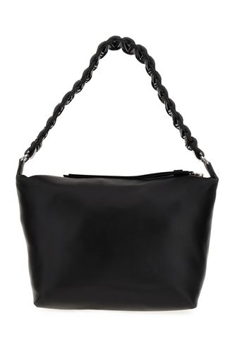 Nappa Leather Lattice Shoulder Bag - Kara - Modalova