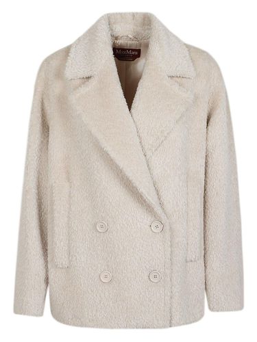 Double-breasted Long-sleeved Coat - Max Mara Studio - Modalova