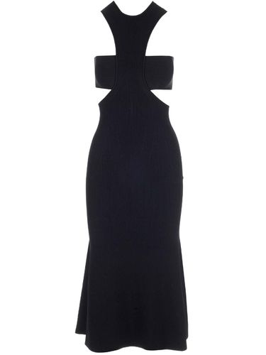 Dress With Harness And Cut-out In Ribbed Knit - Alexander McQueen - Modalova