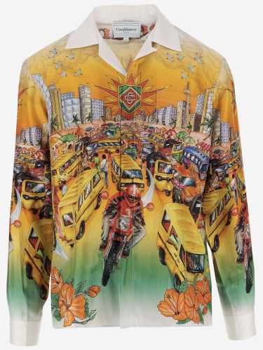 Traffic Print Shirt - Casablanca - Modalova