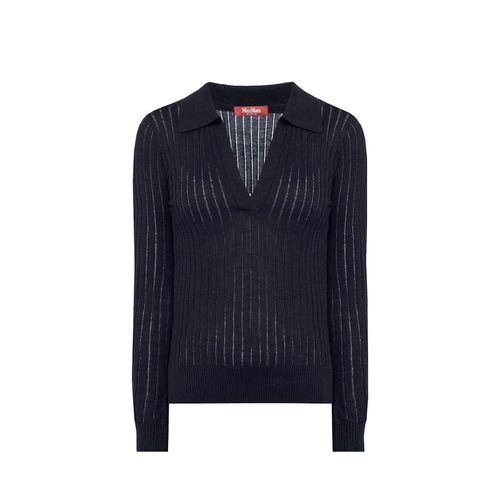 Studio Caduca Ribbed V-neck Sweater - Max Mara Studio - Modalova