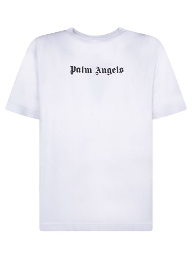 Palm Angels Slim Fit White T-shirt - Palm Angels - Modalova