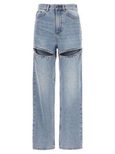 AREA Jeans crystal Slit - AREA - Modalova