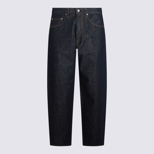 Dark Indigo Blue Cotton Jeans - Auralee - Modalova