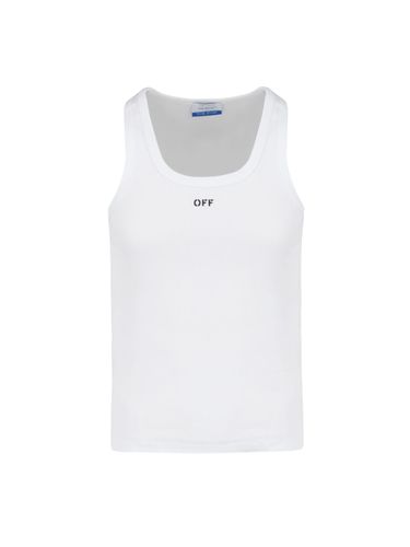 Off-White Logo Tank Top - Off-White - Modalova