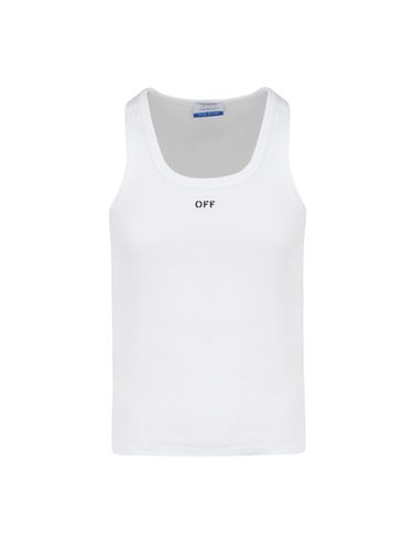 Off-White Logo Tank Top - Off-White - Modalova