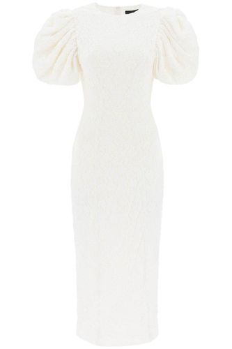 Lace Midi Fitted Dress - Rotate by Birger Christensen - Modalova