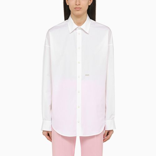 Dsquared2 White Cotton Bib Shirt - Dsquared2 - Modalova