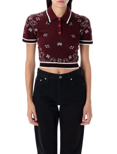 AMIRI Bandana Polo Shirt - AMIRI - Modalova