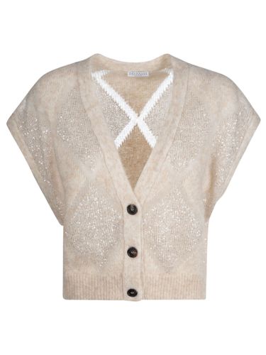 Three-button Cropped Cardigan - Brunello Cucinelli - Modalova