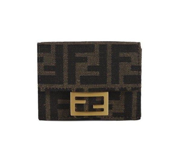 Fendi Ff Motif Tri-fold Wallet - Fendi - Modalova