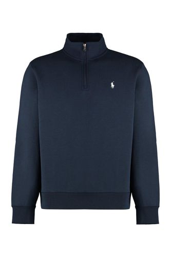 Ribbed Edge Half Zipped Jumper - Polo Ralph Lauren - Modalova