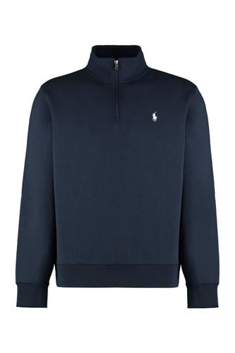 Ribbed Edge Half Zipped Jumper - Ralph Lauren - Modalova