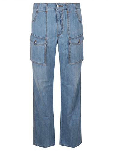 Denim Cargo Jeans - Ermanno Scervino - Modalova