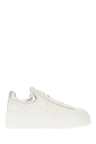 White Nappa Leather Rebel Sneakers - Hogan - Modalova