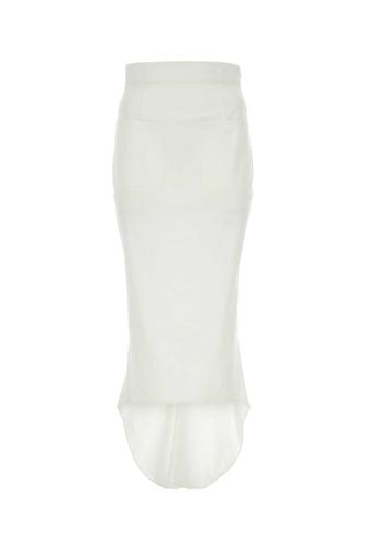 Prada White Cotton Skirt - Prada - Modalova