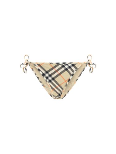 Archivio Check Brief Swimsuit - Burberry - Modalova