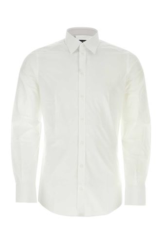 Dolce & Gabbana White Poplin Shirt - Dolce & Gabbana - Modalova