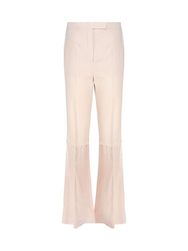 Fendi Beige Gabardine Trousers - Fendi - Modalova