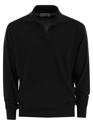 Cashmere Polo Neck Sweater - Brunello Cucinelli - Modalova