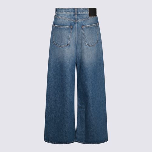 SportMax Blue Cotton Denim Jeans - SportMax - Modalova