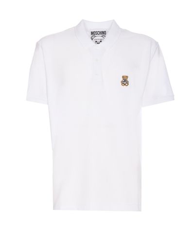 Moschino Drawn Teddy Bear Polo - Moschino - Modalova