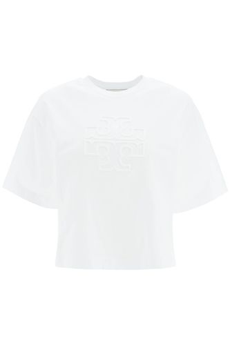 Tory Burch Embossed Logo T-shirt - Tory Burch - Modalova