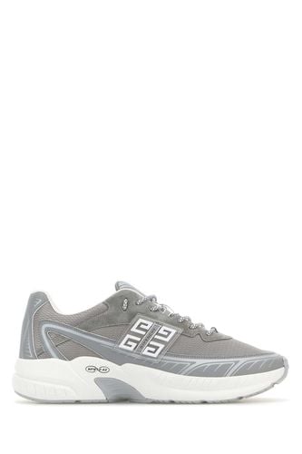 Light Grey Suede And Mesh Nfnty-52 Sneakers - Givenchy - Modalova