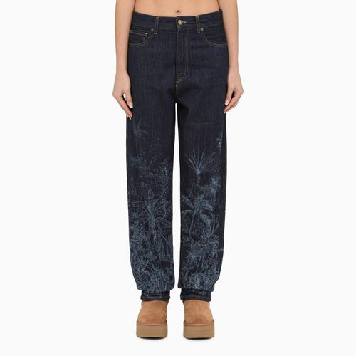 Regular Jeans With Floral Pattern - Alanui - Modalova