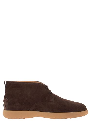 Tod's Suede Leather Boots - Tod's - Modalova