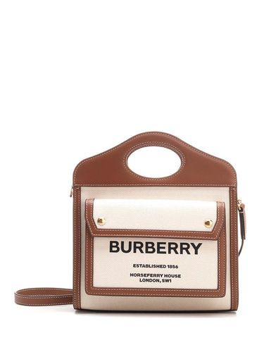 Burberry Pocket Mini Handbag - Burberry - Modalova