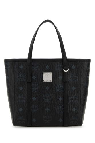 Printed Canvas Mini Tony Handbag - MCM - Modalova