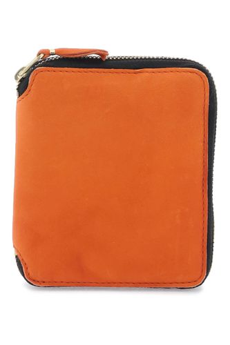 Washed Leather Zip-around Wallet - Comme des Garçons Wallet - Modalova