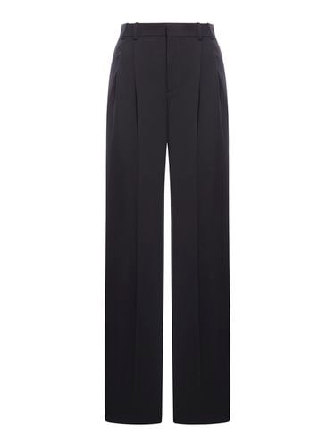 Pantalon Grain De Poudre De Laine - Saint Laurent - Modalova