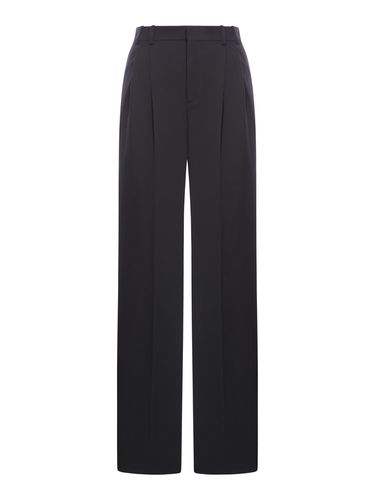 Pantalon Grain De Poudre De Laine - Saint Laurent - Modalova